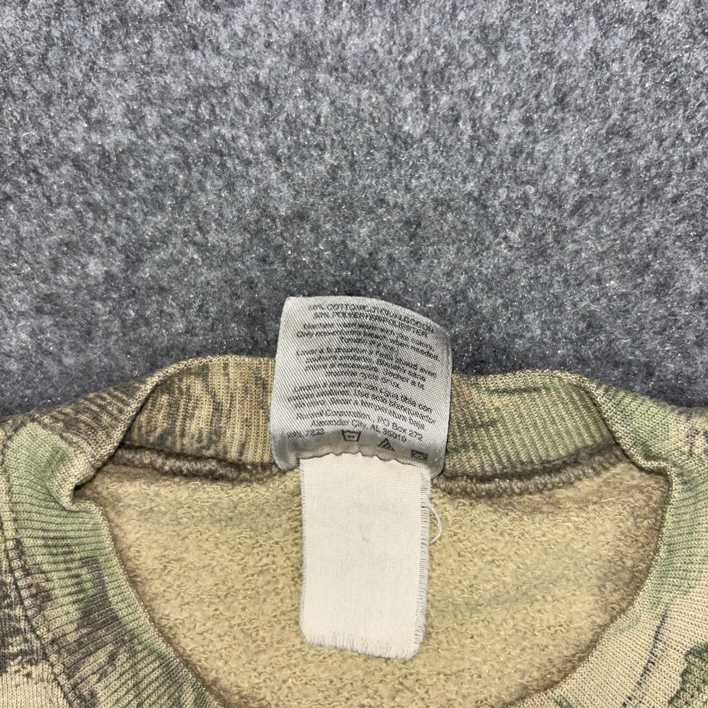 Vintage Jerzees Sweatshirt Mens Large Camo Hunting Outdoor Woodland Long Sleeve - Picture 3 of 7